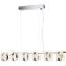 Люстра ODEON LIGHT MIRAGE L-VISION ODL24 455 LED 40W 4000K 2453лм металл акрил, хром 5029/40L