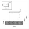 Люстра ODEON LIGHT PANTA L-VISION ODL24 483 LED 48W 4000K 2452Лм металл хрусталь, хром 4927/48L